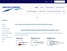 Tablet Screenshot of new-eye-company.com.au